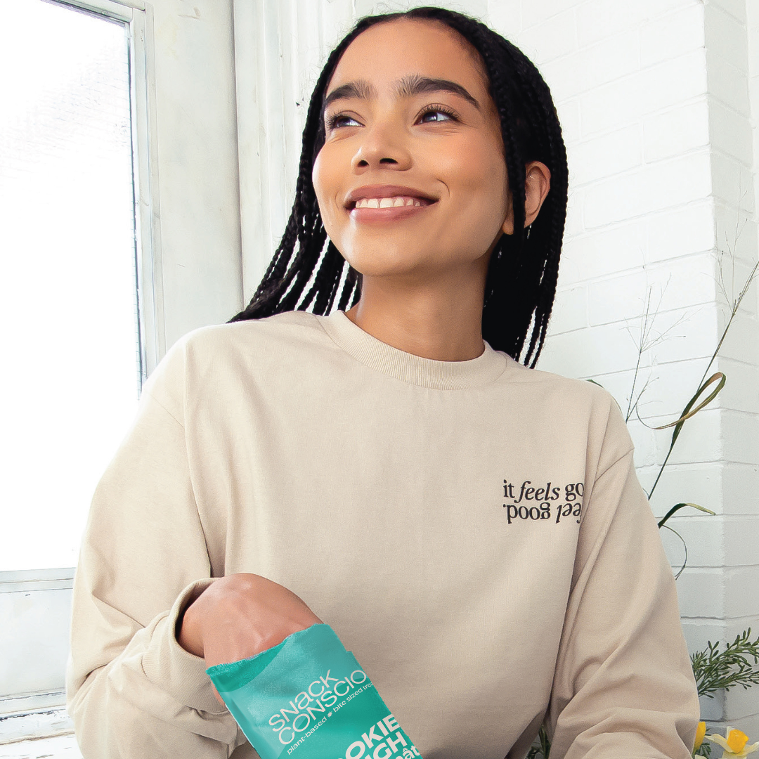 It Feels Good To Feel Good Long Sleeve - Sand